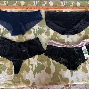 BUNDLE of 4 New Underwear, 1 NWT and 3 NWOT - different sizes